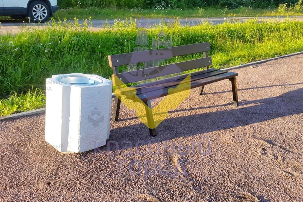 Скамейка металлическая тип-5