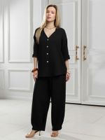 Блузка женская Асель-2 Виотекс ЧЁРНЫЙ