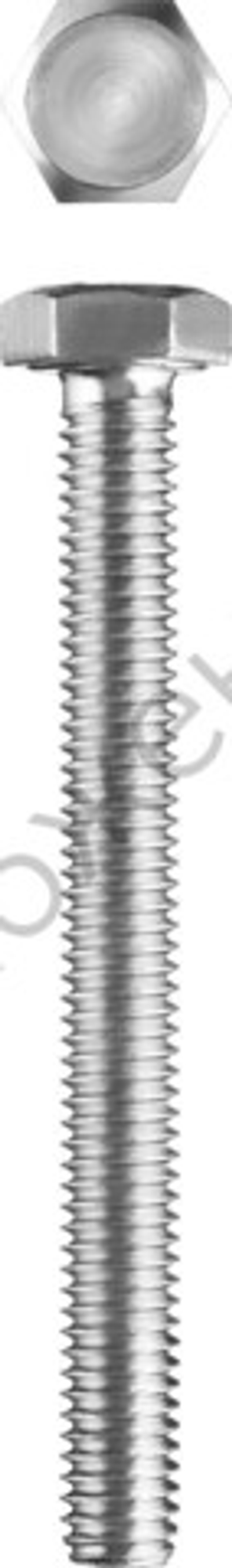 ЗУБР ГОСТ 7798-70 кл. пр. 5.8, M6 x 60 мм, болт оцинкованный, 5 кг (303080-06-060)