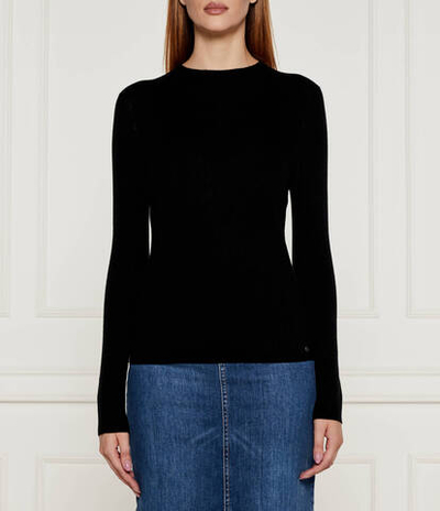 Хлопковый свитер Marc Cain - черный(XC 41.28 M53)