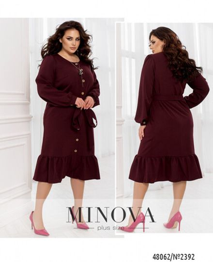 Платье 2392-бордо Minova Фото 1