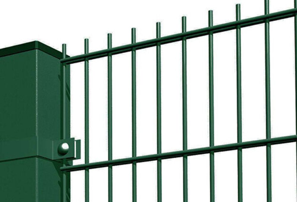 Панель 3D ограждения из стальных прутьев с 3 ребрами жесткости (с цинковым покрытием)