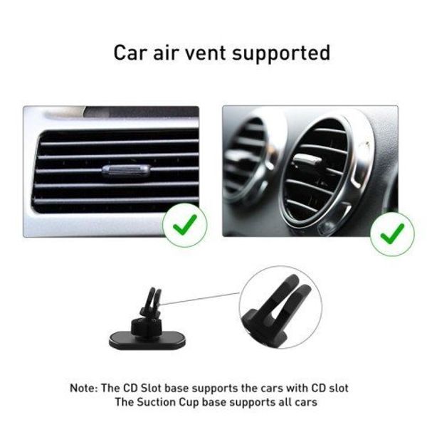 Автомобильный держатель Pitaka New MagMount Car Vent CM002 (Black)