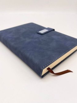 Блокнот А5 в линейку 170 л серо-синий (8412-3)