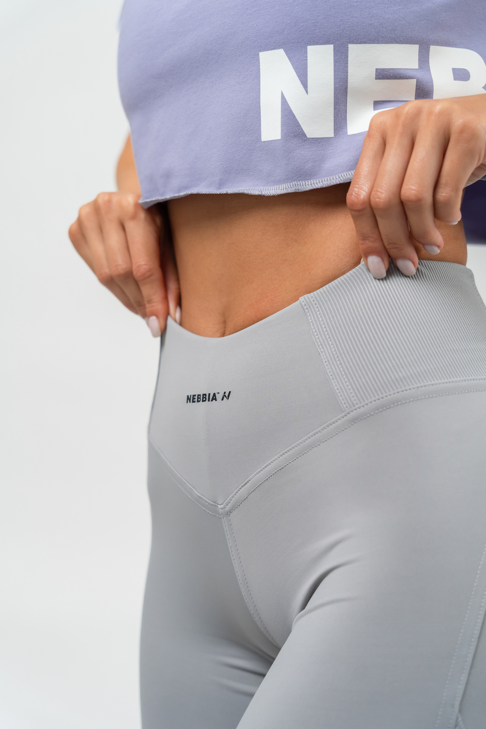 Футболка OVERSIZED CROP TOP POWERHOUSE 279 Лиловая