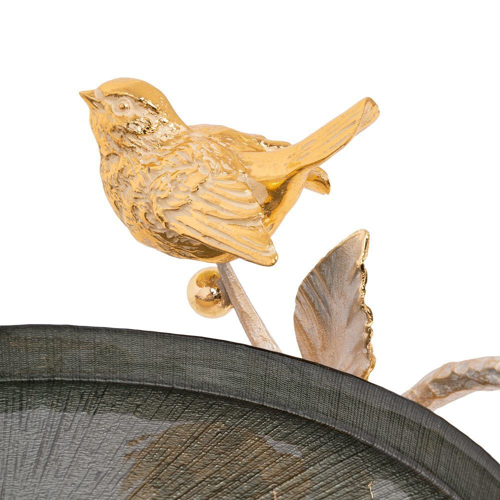 Фруктовница-конфетница Терра (поднос) Айвори Зеленый