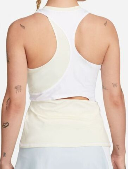 Женский топ теннисный Nike Court Dri-Fit Slam Tennis Tank W - желтый