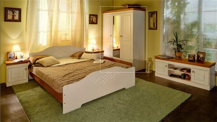 арт. 8109 Шкаф Дания 3-створчатый №1 Ш1450хГ600хВ1940