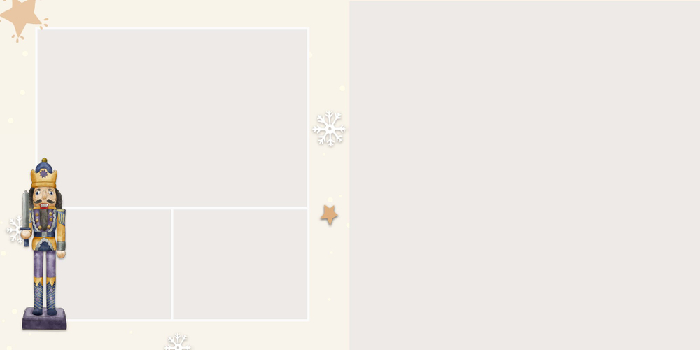 PSD-Шаблон фотокниги "Nutcracker"