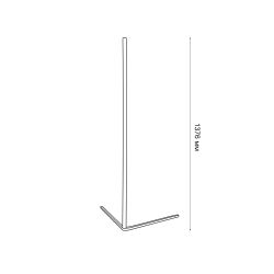 ULM-T630 10W-RGB-DIM-RC BLACK Торшер напольный светодиодный. 10W. RGB свет. Диммер. Пульт ДУ в-к. Черный. ТМ Uniel