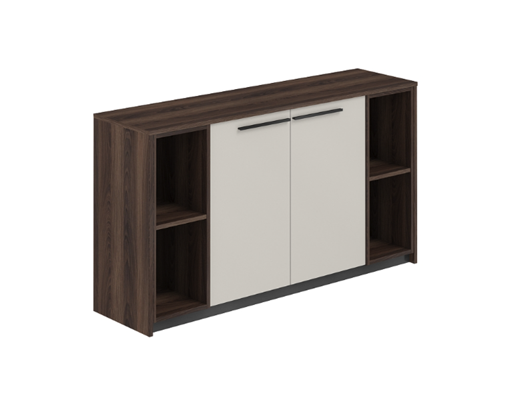 Шкаф низкий с 2-мя стеллажами RF.325.DA.PG.DA REEF (РИФФ)