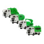 Набор машин 4шт, пакет YM-X24