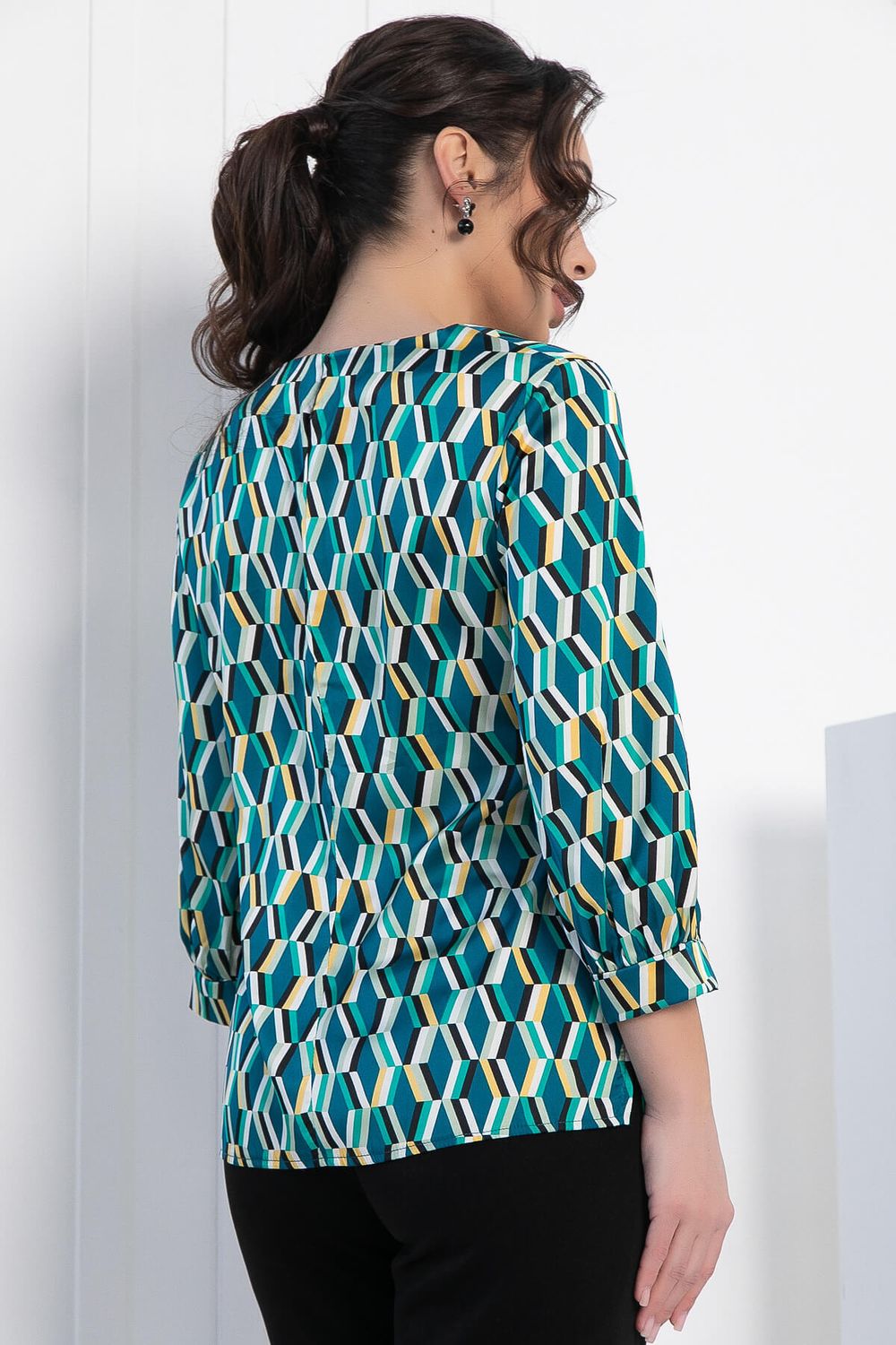 Блуза Мечта сезона (изумруд) Б12908-16М LT Collection