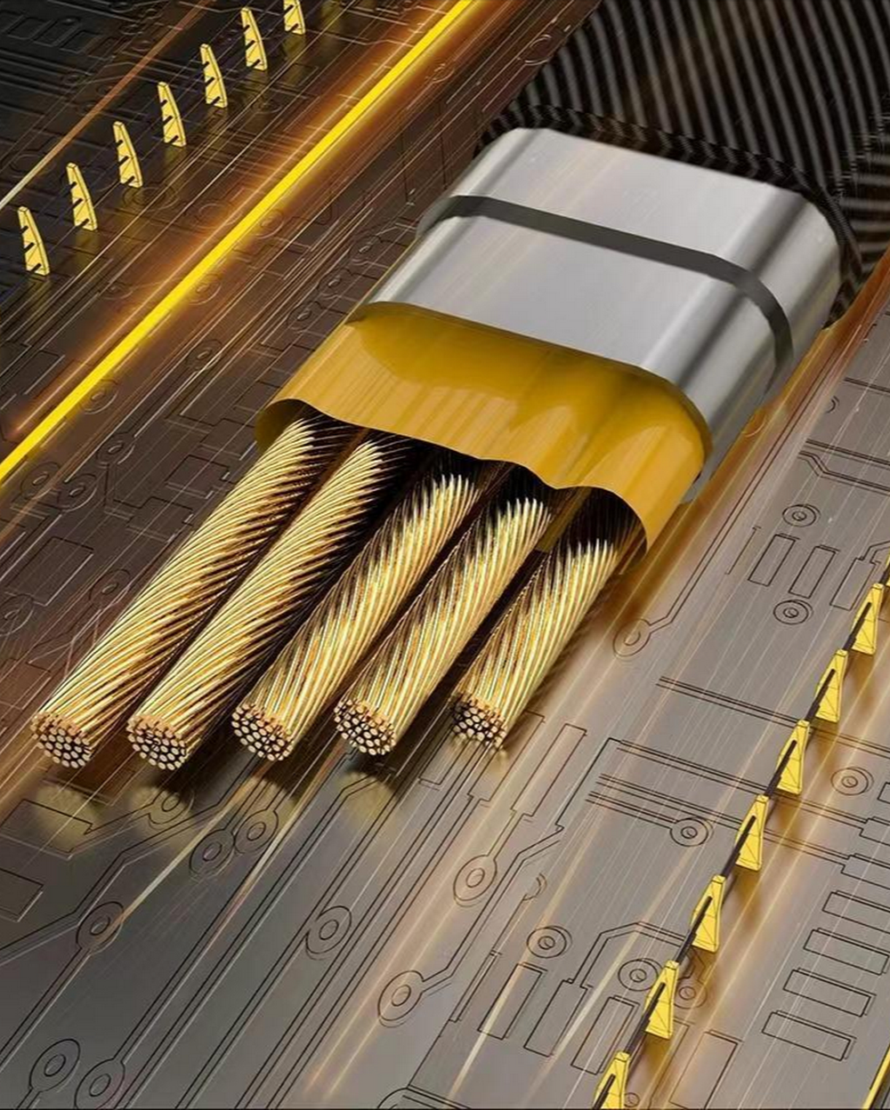 Кабель универсальный 4in1 USB/Type-C/Lightning Awei CL-226