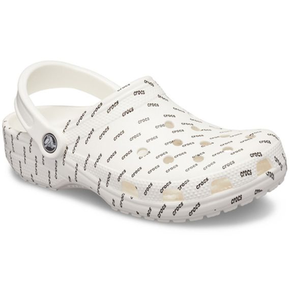 Crocs Classic Seasonal Graphic 'White Black'