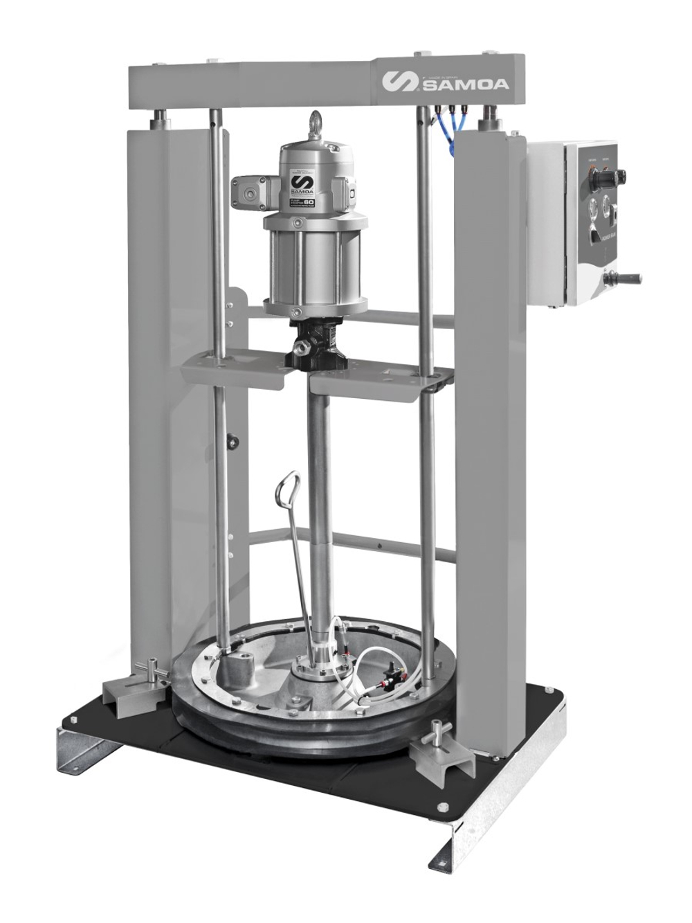 Пневматическая экструзионная установка с насосом PM60-80:1 для бочек 185 кг
