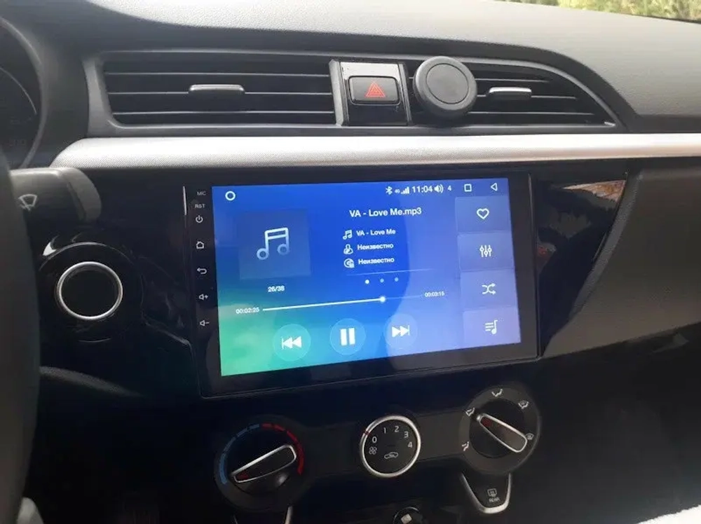 Магнитола для KIA Rio 4, Rio X-Line 2017-2020 (рамка под 9" с кнопкой) - Parafar PF105UHD на Android 13, QLED, ТОП процессор, 8Гб+128Гб, CarPlay, 4G SIM-слот