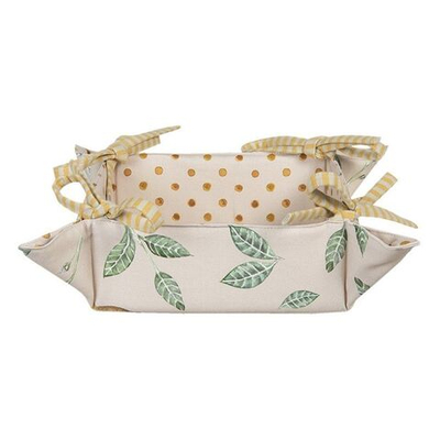 Корзинка для хлеба "Лимоны" 35x35x8см