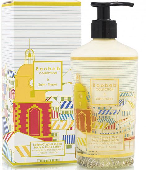 Saint-Tropez, лосьон для рук и для тела Body Wellness, Baobab Collection