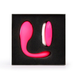 Розовое виброкольцо с пультом ДУ I-Moon Candy MY-1001