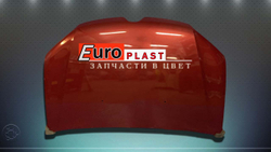 Капоты красный на Renault Logan 2