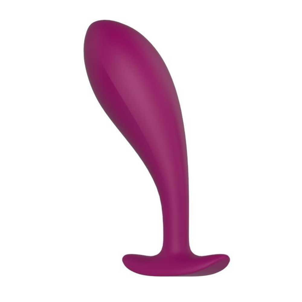 Сливовая анальная пробка AN Root для ношения - 10 см. (Цвет: сливовый)