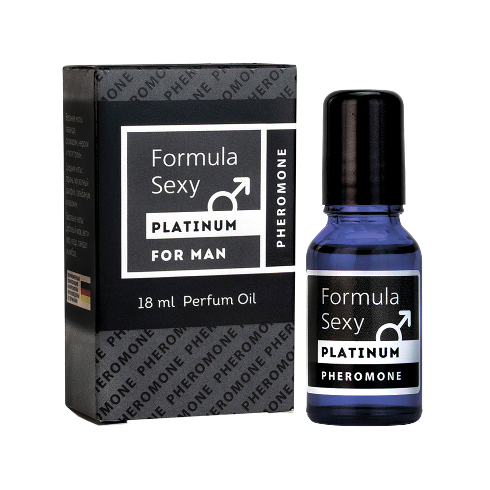 Парф.масло с феромонами для мужчин Formula Sexy "Platinum" - 18ml for men/24