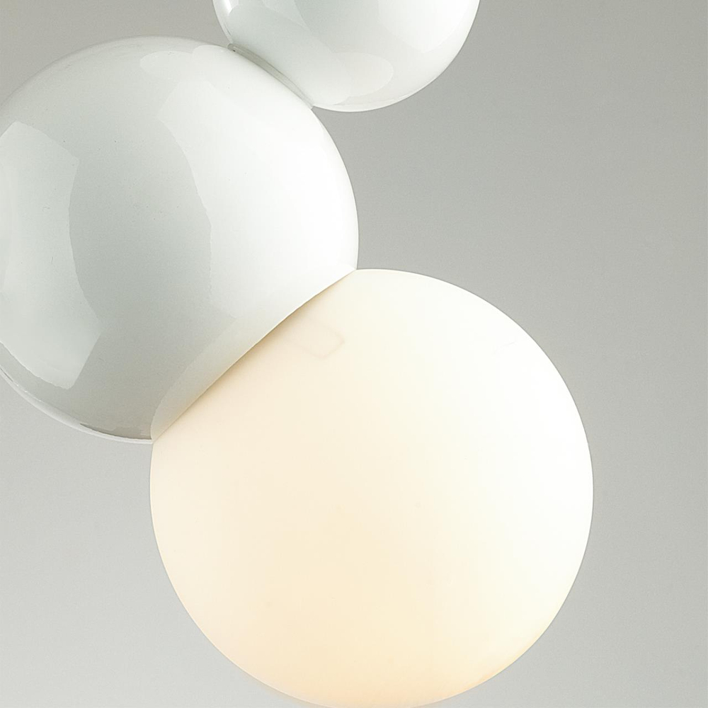 6565/1W MODERNI LN26 178 белый/белый матовый/металл/стекло Бра E27 1*40W 220V BLASEN