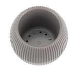 Кашпо ПИКАНТО круглое D115мм 0,35 л с пристегнутым поддоном