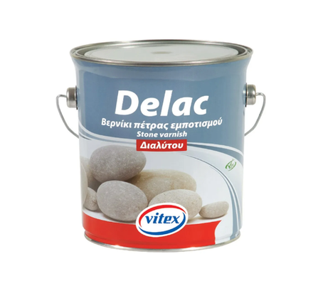 VITEX DELAC- акриловый прозрачный лак для каменных поверхностей. Подчеркивает натуральную структуру поверхностей из камня и защищает их от влаги и поглощения загрязнений.