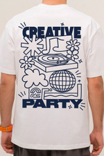 Футболка KUL'TURA "CREATIVE PARTY" Белый