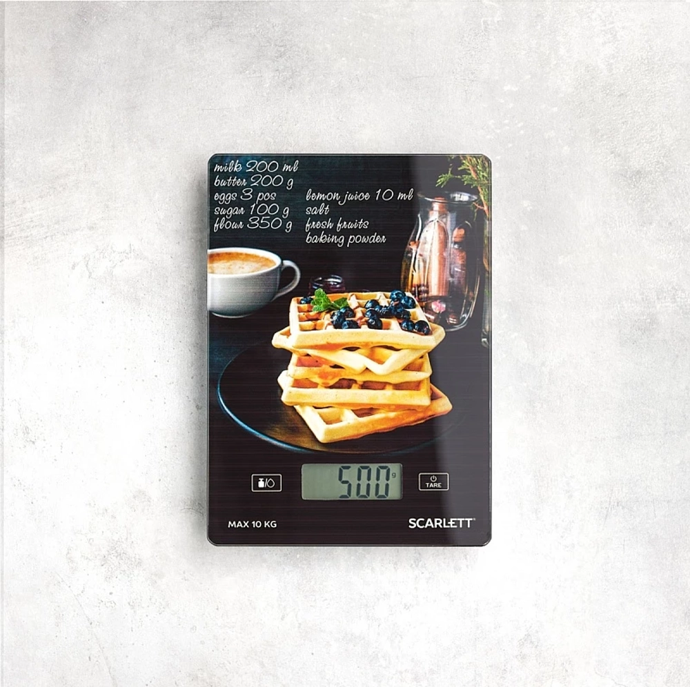 Весы кухонные SCARLETT SC-KS 57 P75 вафли