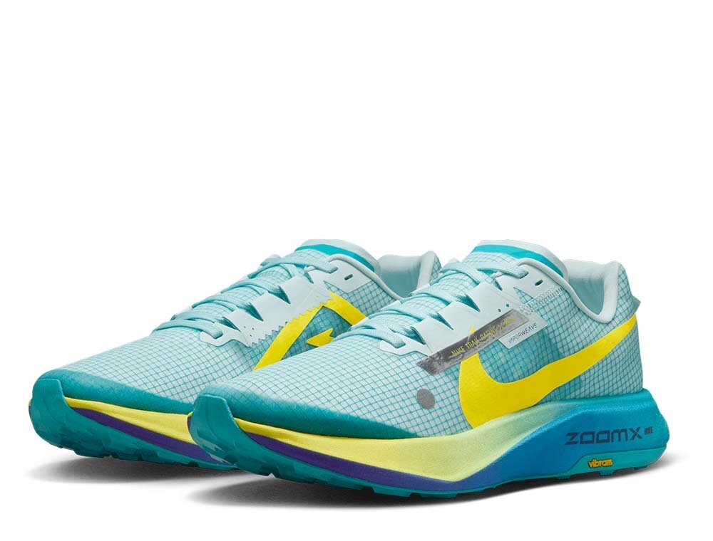 Кроссовки для бега мужские Nike Zoomx Ultrafly Trail M Сине-Желтые