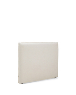 Изголовье кровати Jaira из белого шенилла со съемным чехлом для кроватей шириной до 150 см