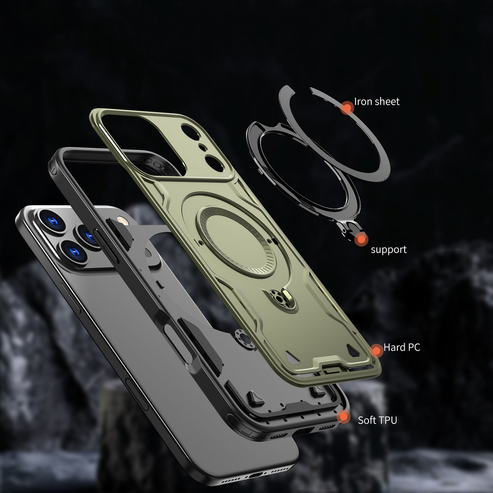 Чехол Magneto Case с кольцом для iPhone 17 Pro Max