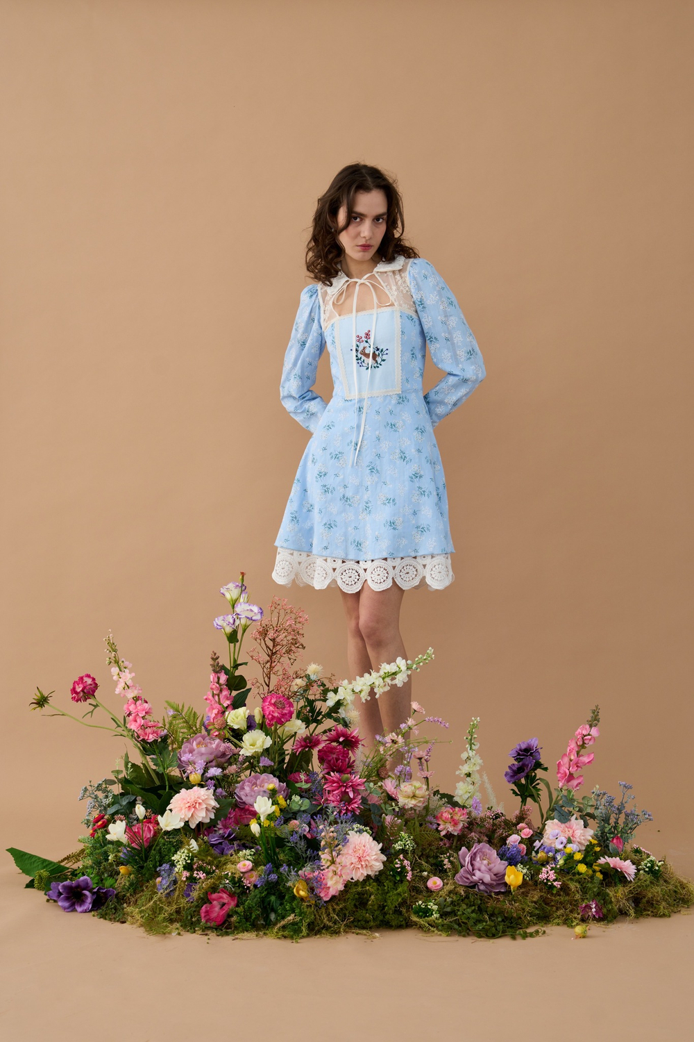 Платья в цветочек – фото из коллекций 2014