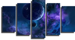 Модульная картина "Бесконечный космос"