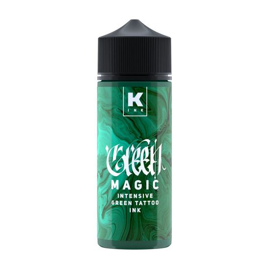 Краска Tattoo Ink - GREEN MAGIC 120 мл | intensive green tattoo ink