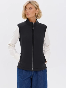 Жилет с начесом на молнии