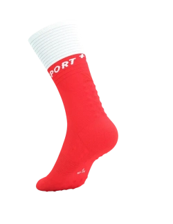 Носки Mid Compression Socks V2.0 fluo red/white
