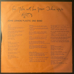 John Lennon / Plastic Ono Band ‎– John Lennon / Plastic Ono Band (Япония 1974г.)