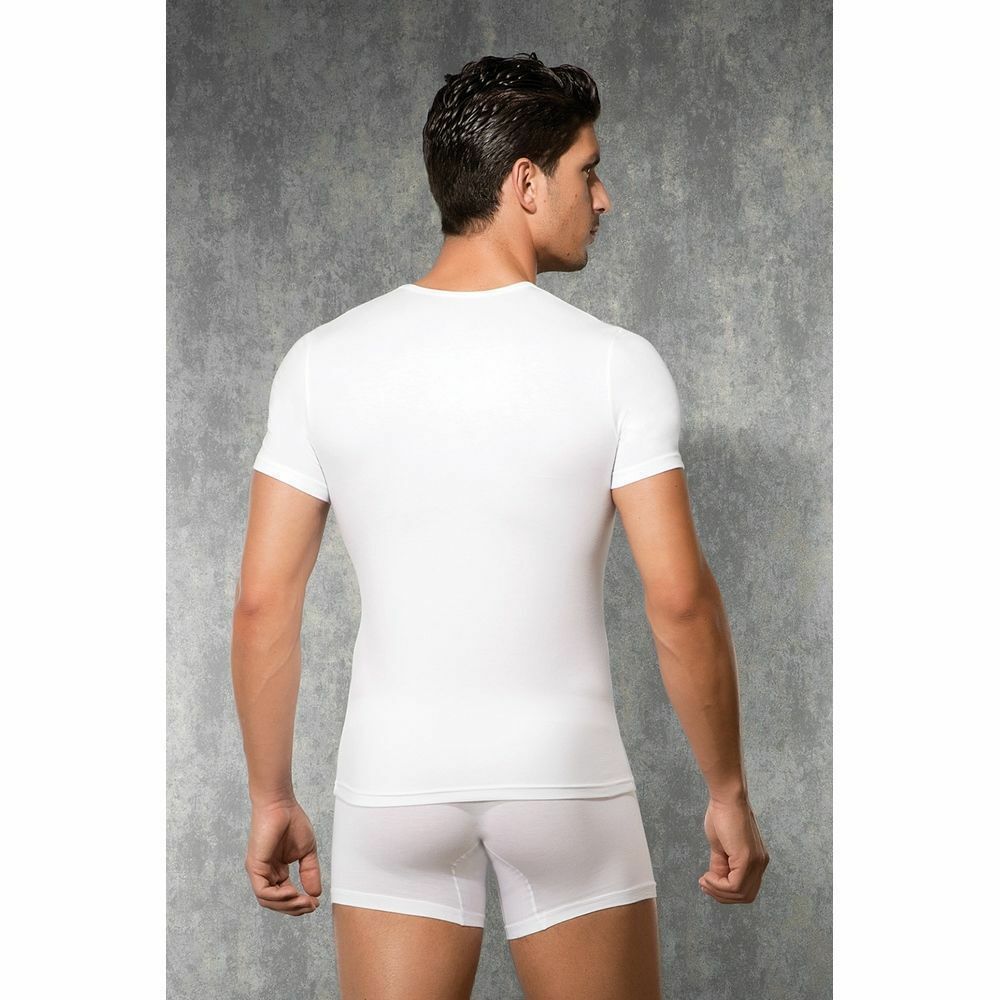 Футболка мужская термо с V-вырезом Doreanse кремовая 2885