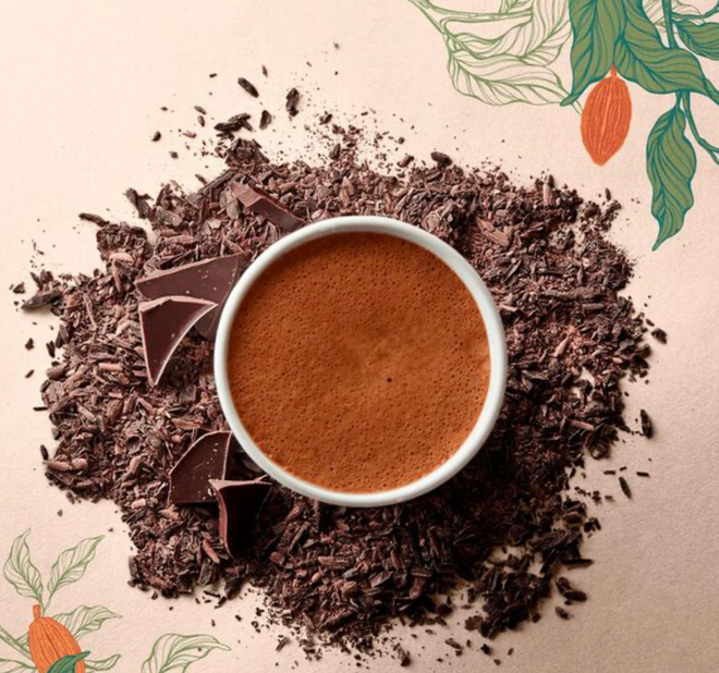 Hotel Chocolat горячий молочный шоколад 50% от Saint Lucian Island Growers (10 саше-пакетиков)