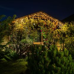 ULD-B20007-480-DTA-RC WARM WHITE IP44 Бахрома светодиодная. 20м. С пультом. 480 светодиодов. Теплый белый свет. Провод прозрачный. ТМ Uniel