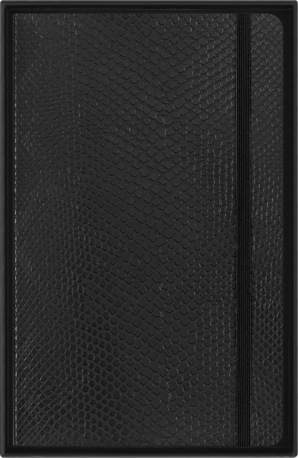 Блокнот в линейку Moleskine Soft Vegan Leather (QP616BKVBOABOX) A5 черный в подарочной коробке