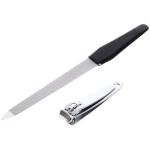 Маникюрный набор на блистере, 2 предмета «Ultramarine», (пилка металлическая 12,8см и кусачки 5,3см)✦