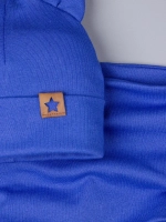 Шапка с ушками осенняя и снуд для детей