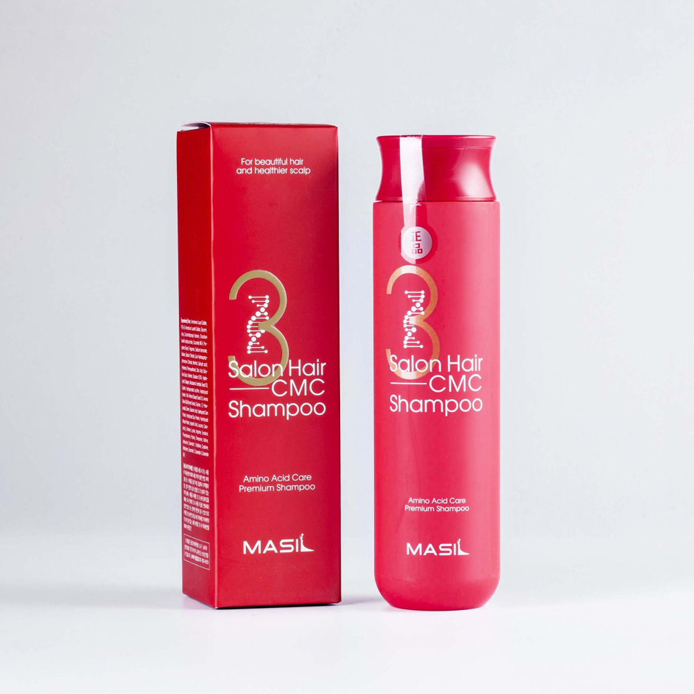 Восстанавливающий профессиональный шампунь с церамидами Masil 3 Salon Hair CMC Shampoo