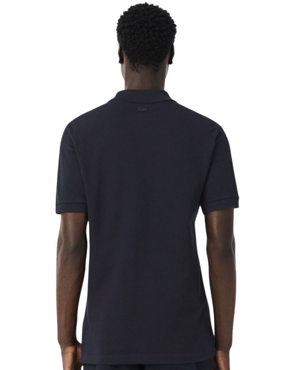 Теннисное поло Lacoste Classic Fit Embroidery Detail Petit Piqu_ - black