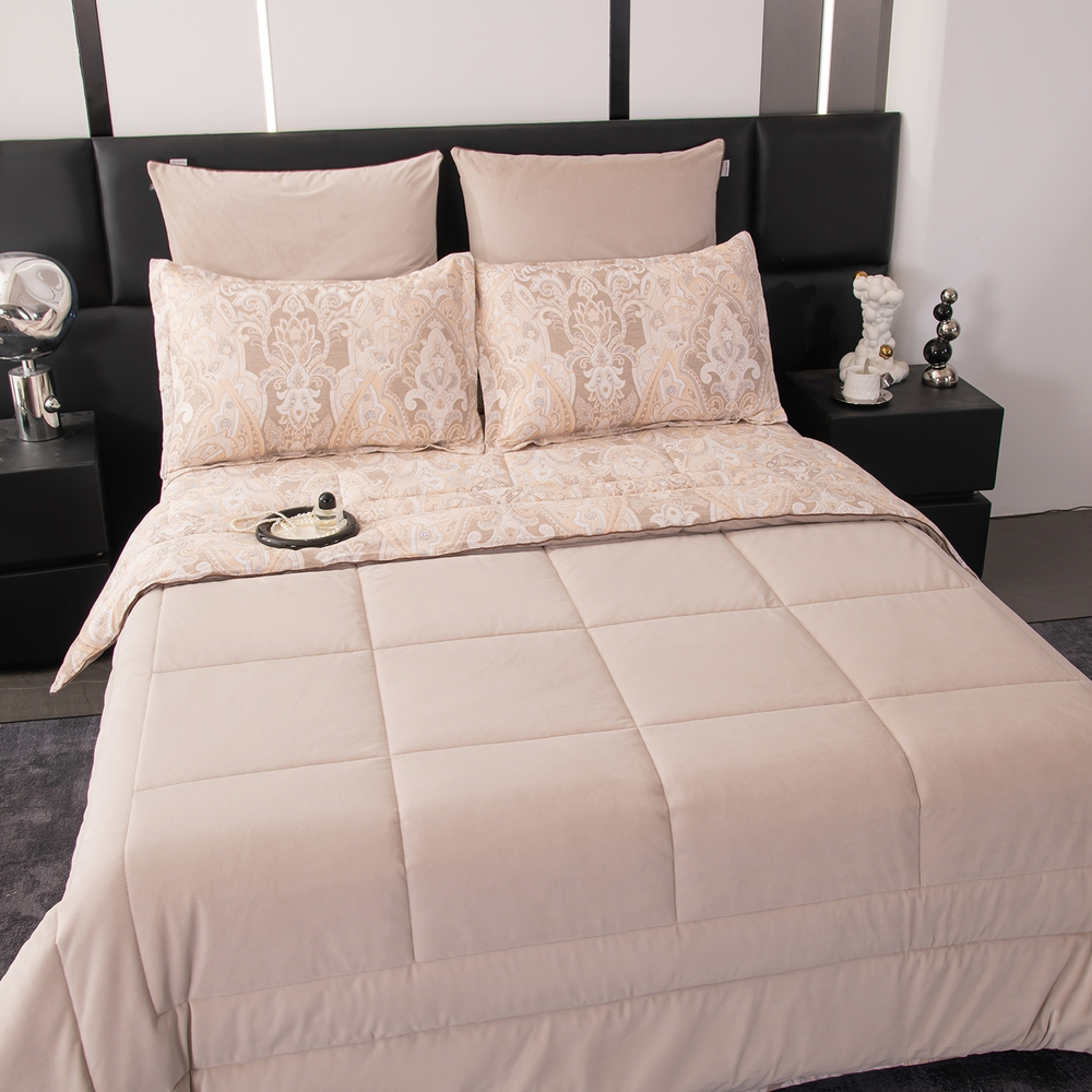 Комплект постельного белья Сатин Velouria Luxe/Велюрия Люкс с Одеялом VL003